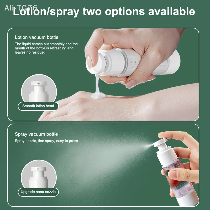 Vacuum Refillable Spray Bottle 15/30/50ml – Travel Cosmetic
