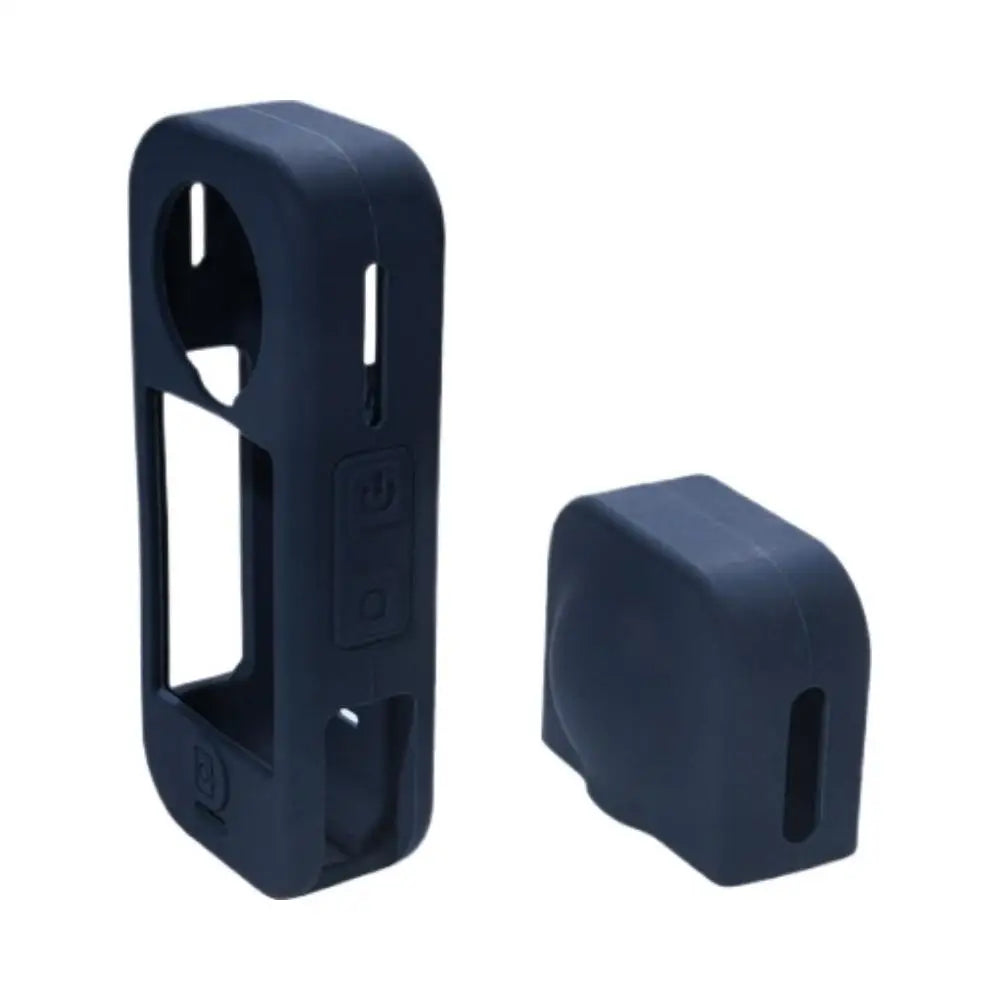 Silicone Protective Cover For Insta360 X4 Air Silicone Case: Protection For Your Sports Camera Sports Action Video Cameras Acc Peaceful Pleasures Health and Wellness Navy Blue