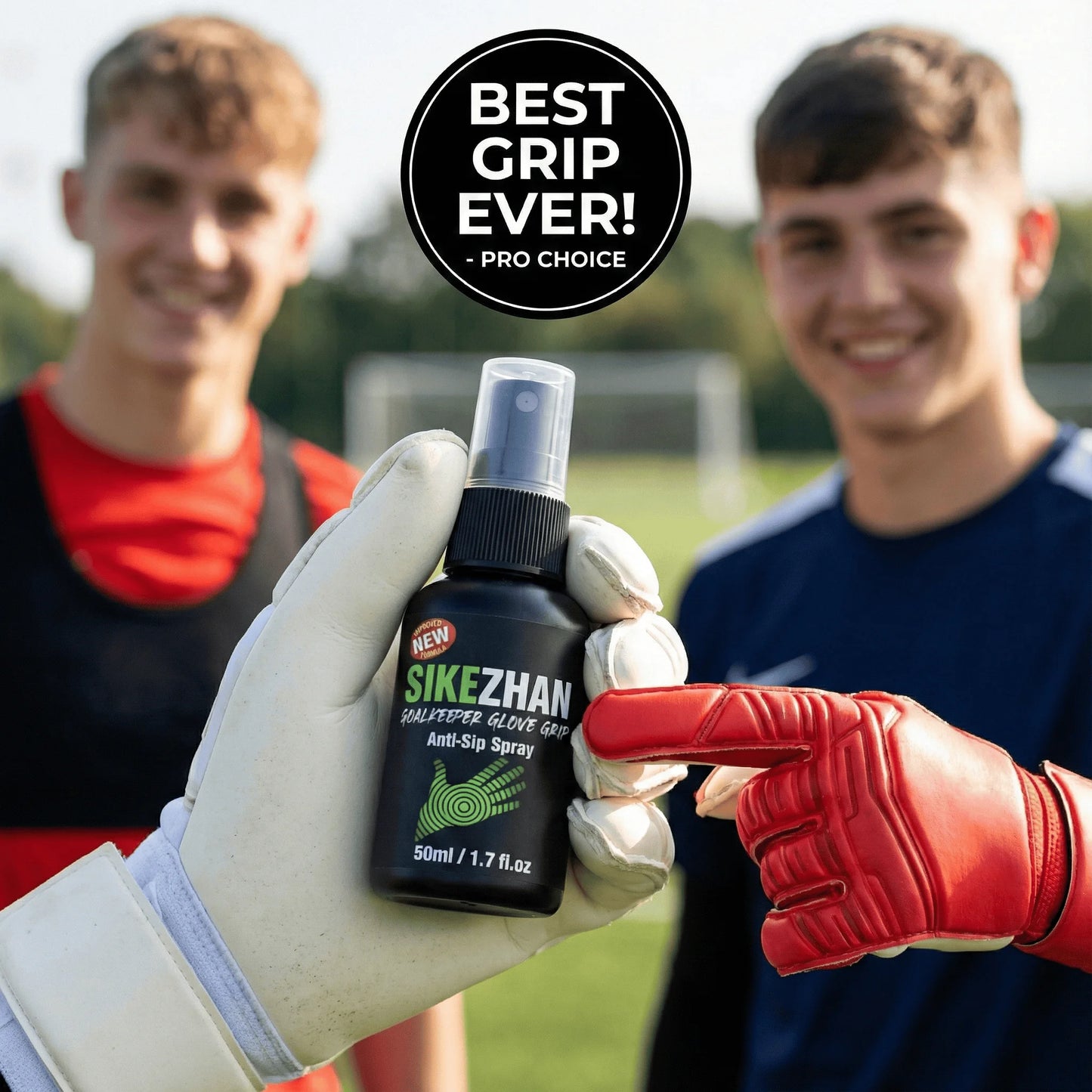 Goalkeeper Glove Grip Spray Extra Sticky for Soccer & American Football Non-Slip Tackifier Revive Old Gloves Grip Boost Glue Peaceful Pleasures Health and Wellness