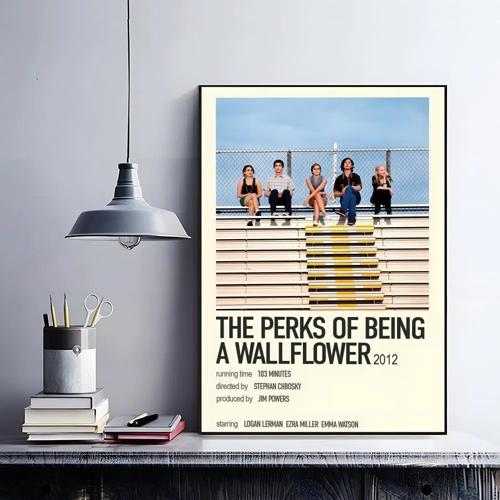 Perks of Being a Wallflower Poster – HD Self-Adhesive Wall Art Wall Art Poster Peaceful Pleasures Health and Wellness