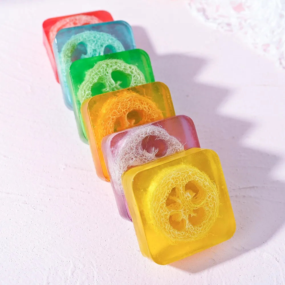 Loofah Turmeric Exfoliating Soap Bar – Cleansing & Brightening