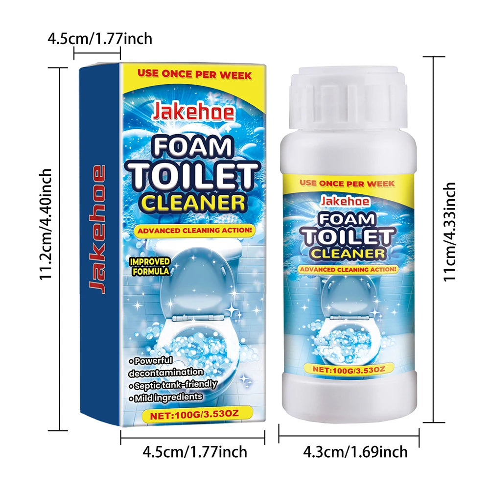 Toilet Powerful Cleaner 360 Degree All Round Descaling Deodorizing Foam Cleaner Odor Free Toilet Deodorizer Liquid For Bathroom Peaceful Pleasures Health and Wellness