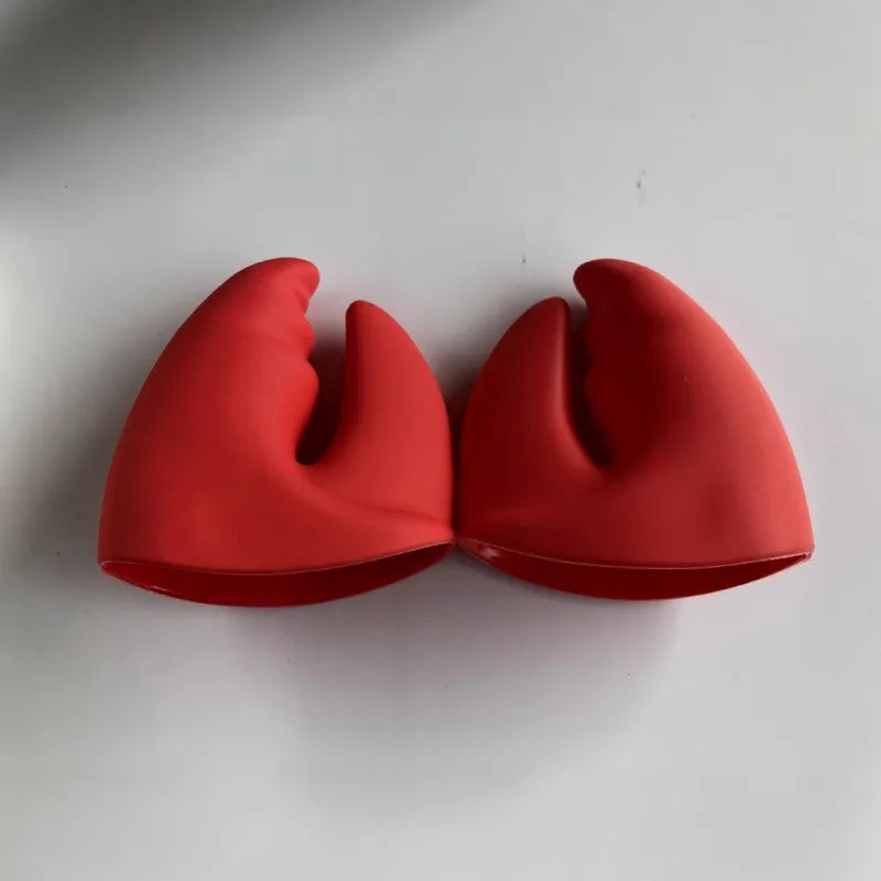 Red Lobster Silicone Oven Mitts – Heat-Resistant Kitchen Gloves Silicone Oven Mitts Peaceful Pleasures Health and Wellness Red