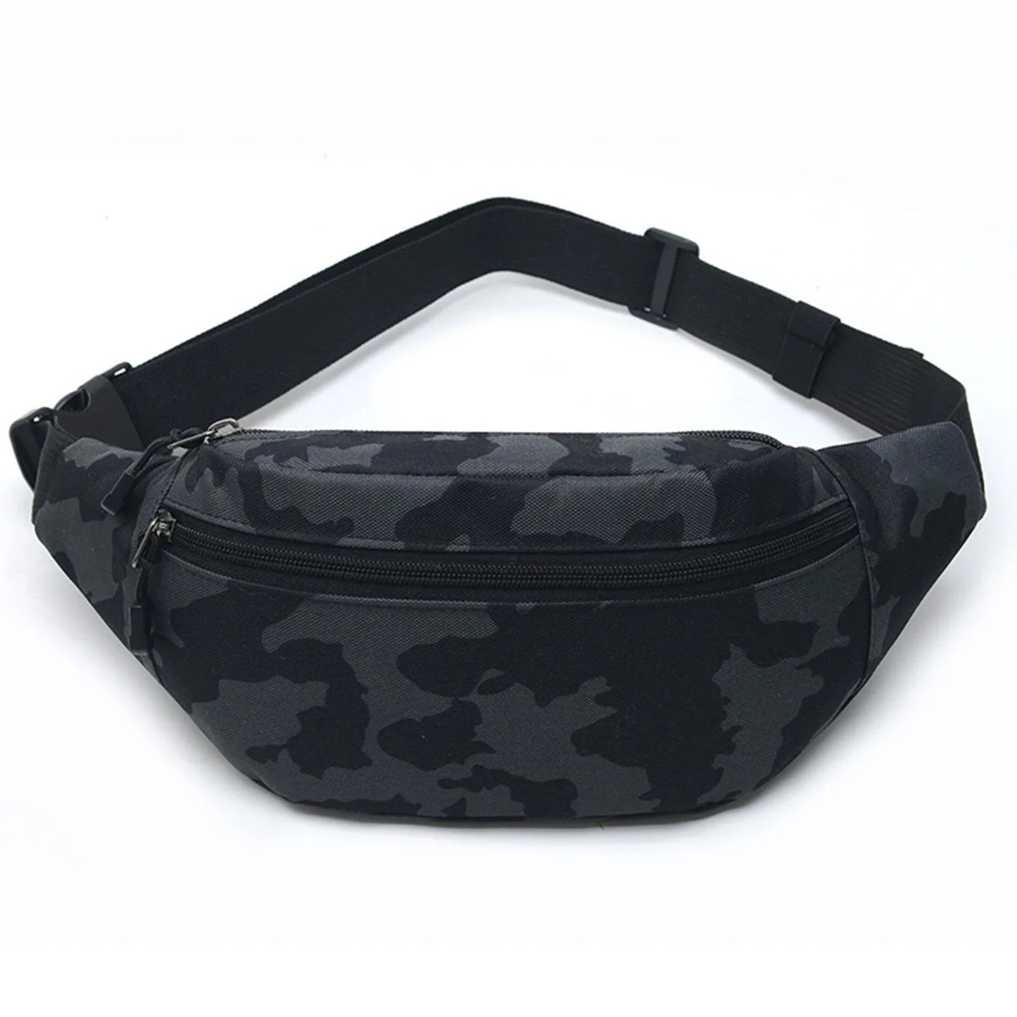 Fanny Pack Crossbody Bag Large Capacity Waterproof Crossbody Sling Bag for Running Walking Workout Peaceful Pleasures Health and Wellness D