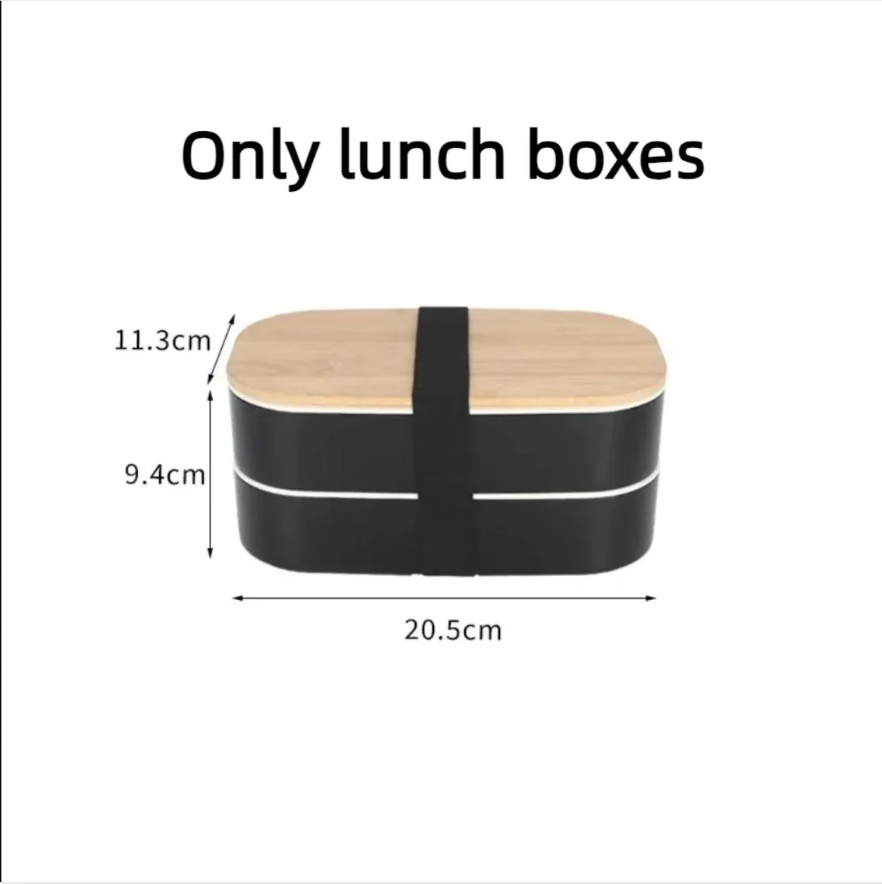 Stackable Bento Box with Utensils – 1200ml Meal Prep Lunch Box