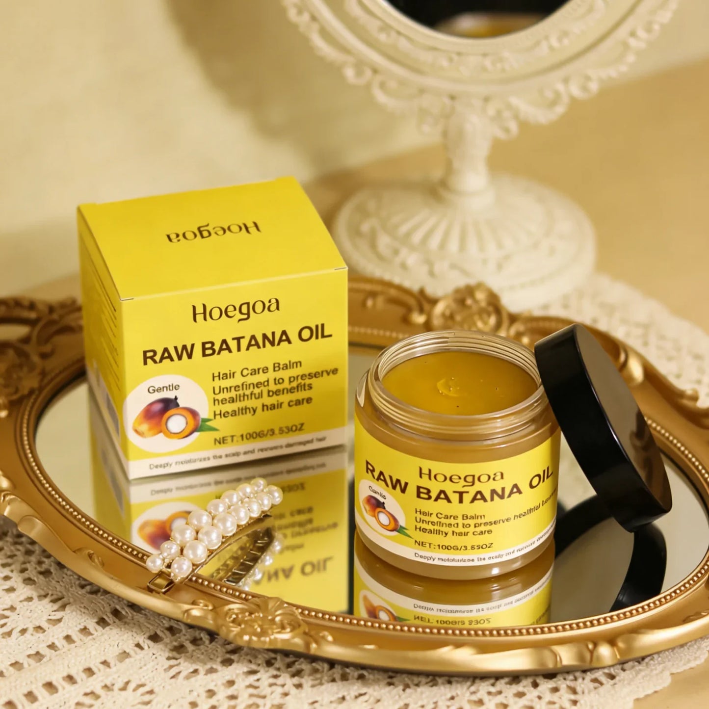 Hoegoa Batana Oil Hair Balm – Moisturizing Repair Serum 100g