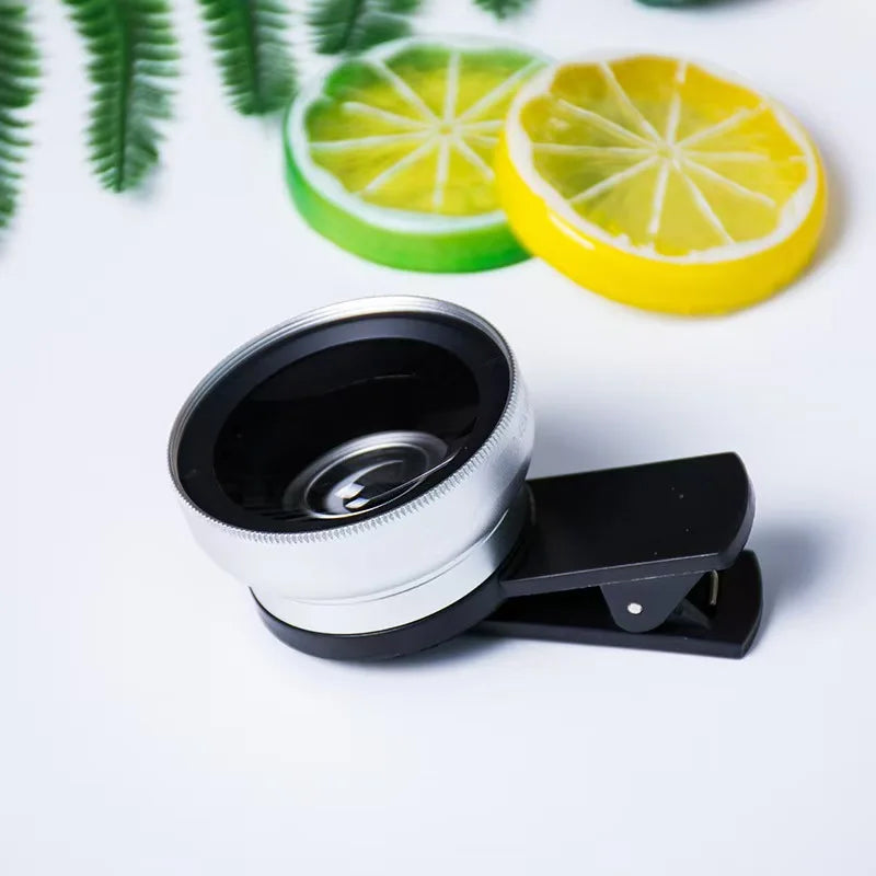 Mobile Phone 37MM 0.45X 49UV Super Wide-angle + Macro Lens For Mobile Camera For Phone Cell Phone Accessories Smartphone Support Peaceful Pleasures Health and Wellness Silver