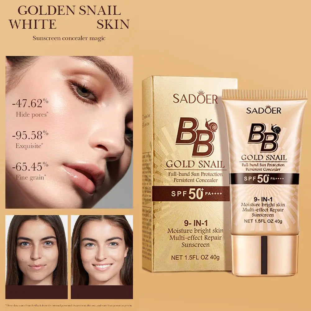 Hydrating Gold BB Cream – Full Coverage Foundation & Concealer