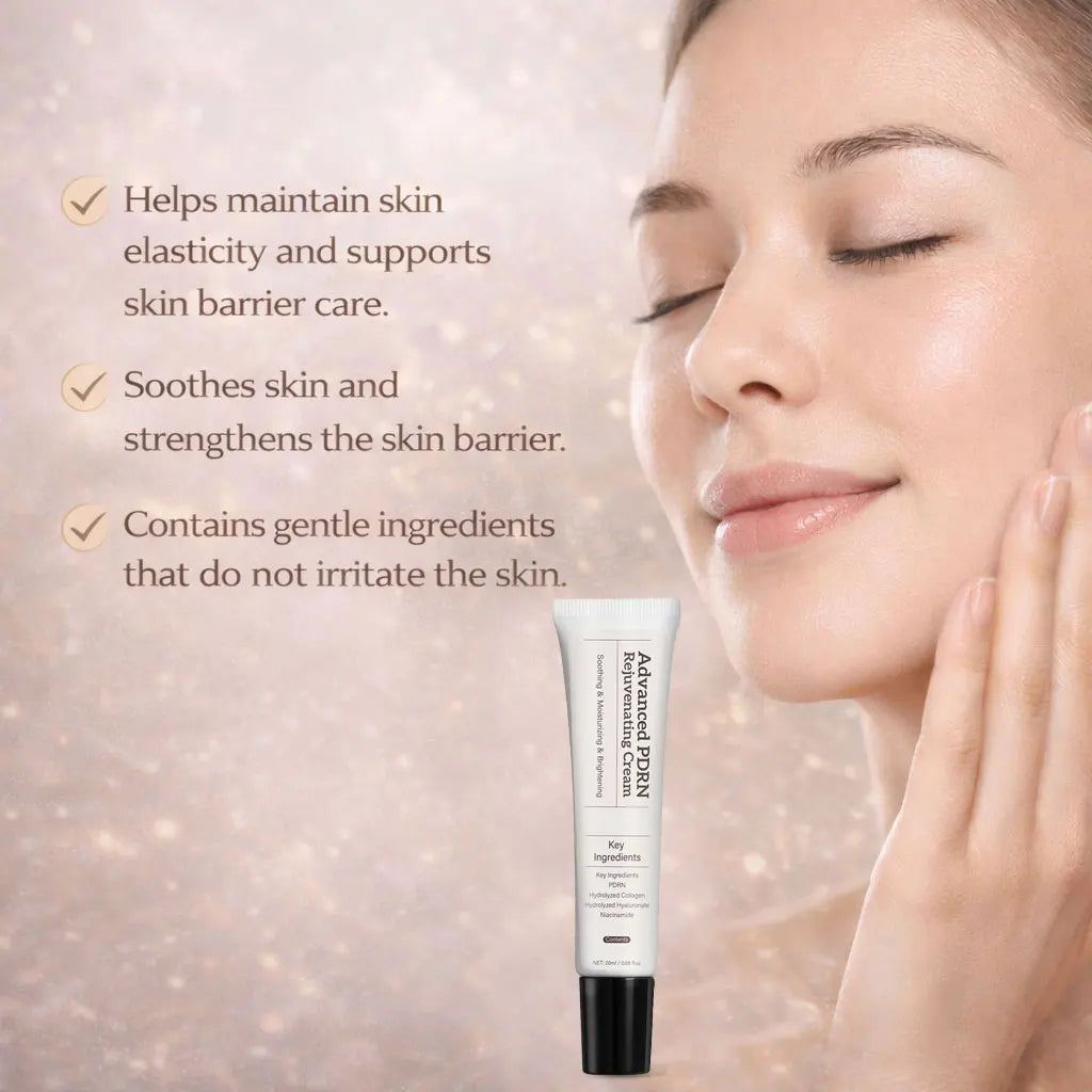 Advanced PDRN Rejuvenating Cream, Salmon DNA PDRN Face Moisturizer for Firming Skin, Women's Face Cream for Glow Skin, 20ML Peaceful Pleasures Health and Wellness
