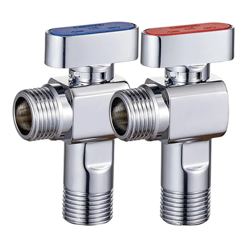 Brass High Flow Ball Valve – Angle Valve for Gas & Water Heater