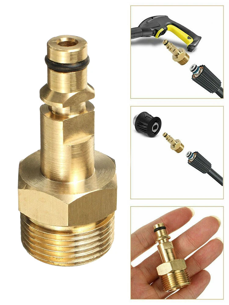 M22 Adapter Quick Connect Converter Hose Brass Pressure Washer Pipe
