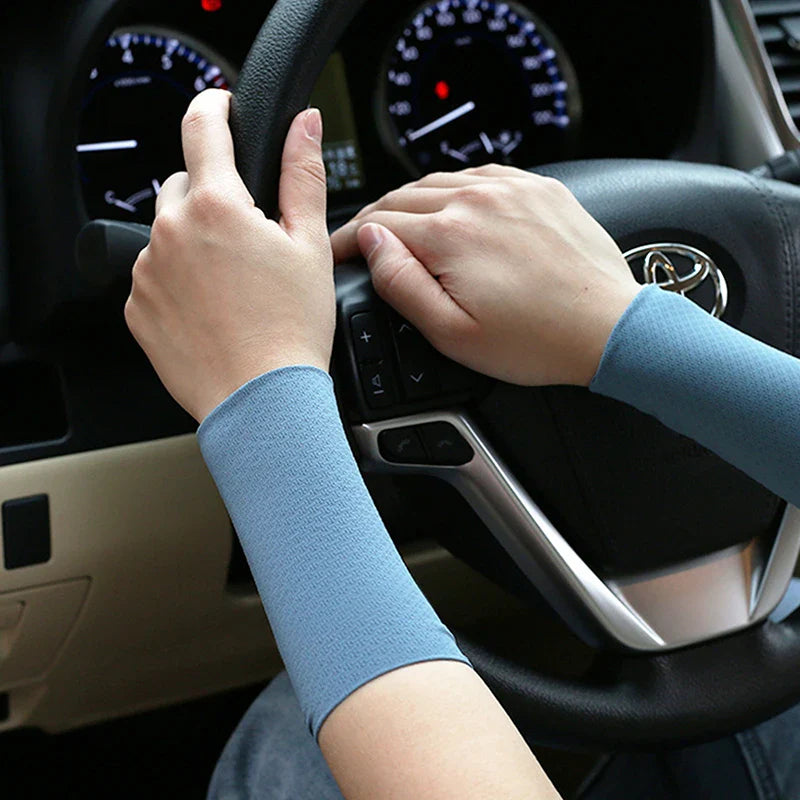 Ice Silk Cooling Wrist Bands – Breathable Sports Sweatbands