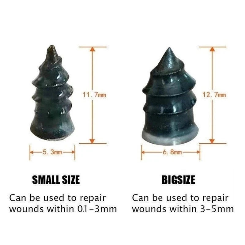 Tubeless Tire Repair Rubber Nail Kit – Car, Motorcycle & Truck