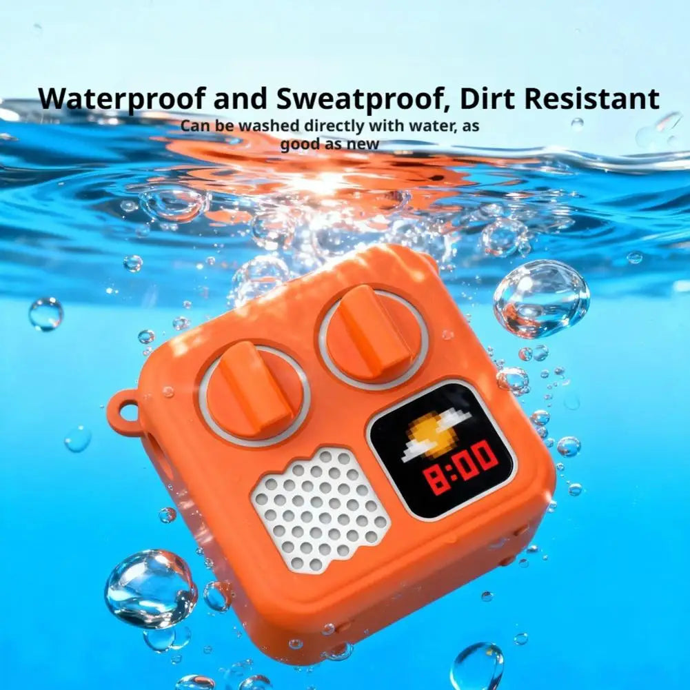 Silicone Protective Case for Yoto Mini Audio Player With Lanyard Card Slot Dustproof Shockproof Portable Storage Accessories Peaceful Pleasures Health and Wellness