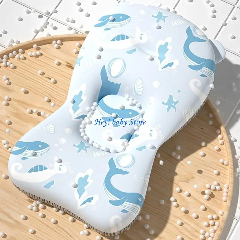 Infant Bath Mat – Ergonomic Baby Bathing Cushion Pad (7–24M)