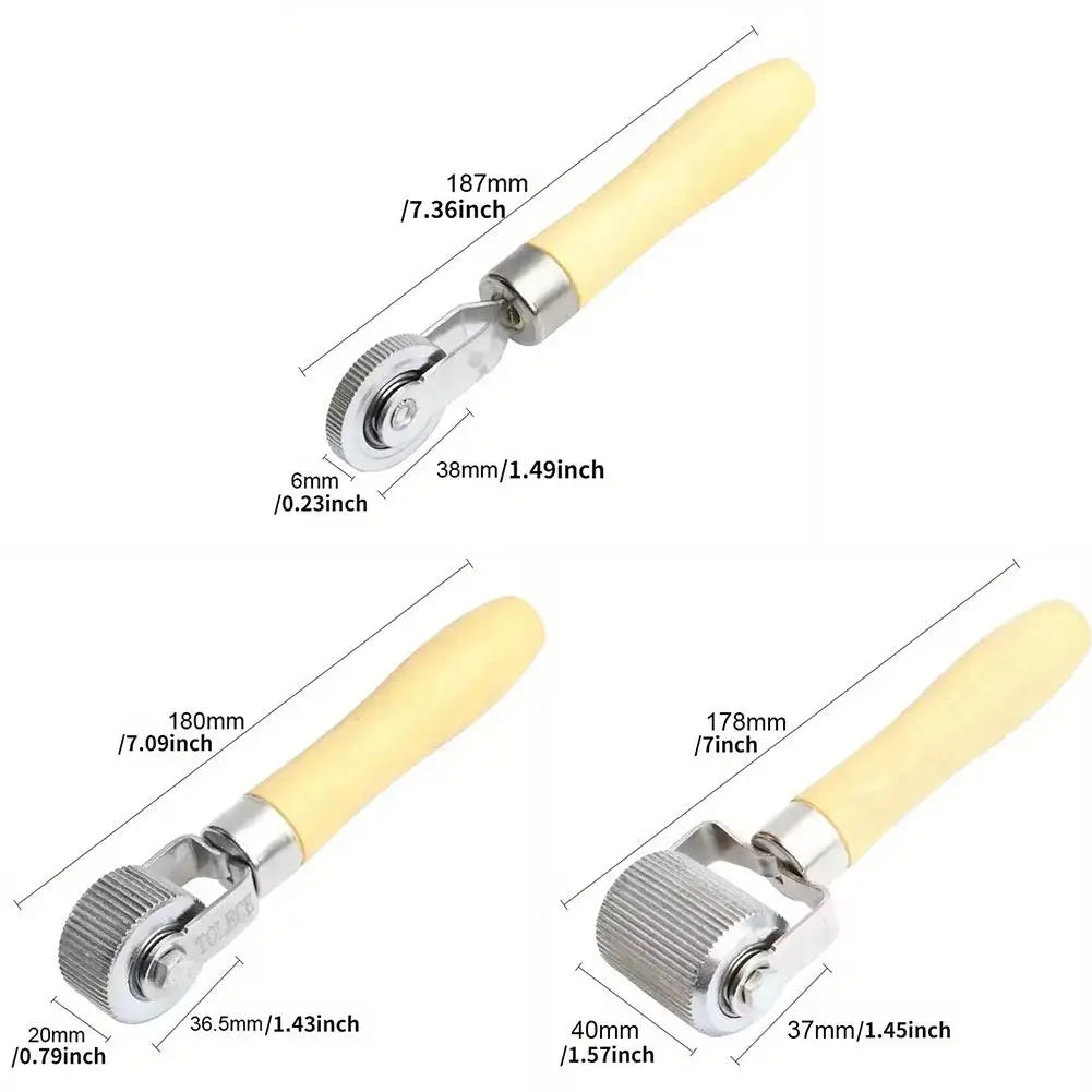 Tire Repair Patch Roller Pressure Wheel Tool – 3 Sizes