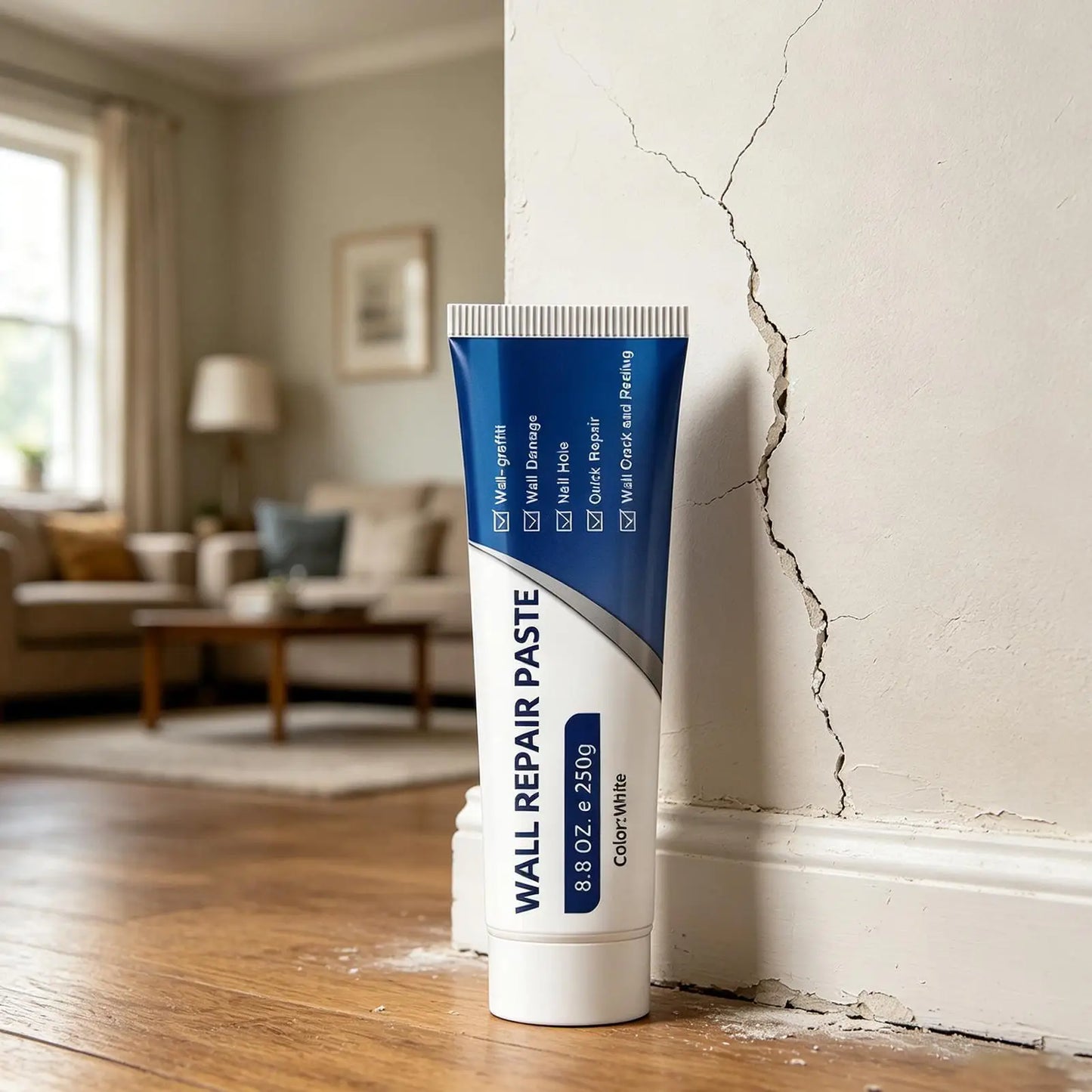 Wall Repair Paste Quick Drying Drywall Mending Putty Wall Hole Crack Filler For DIY Home Tile Concrete Bathroom Shower Floor Peaceful Pleasures Health and Wellness
