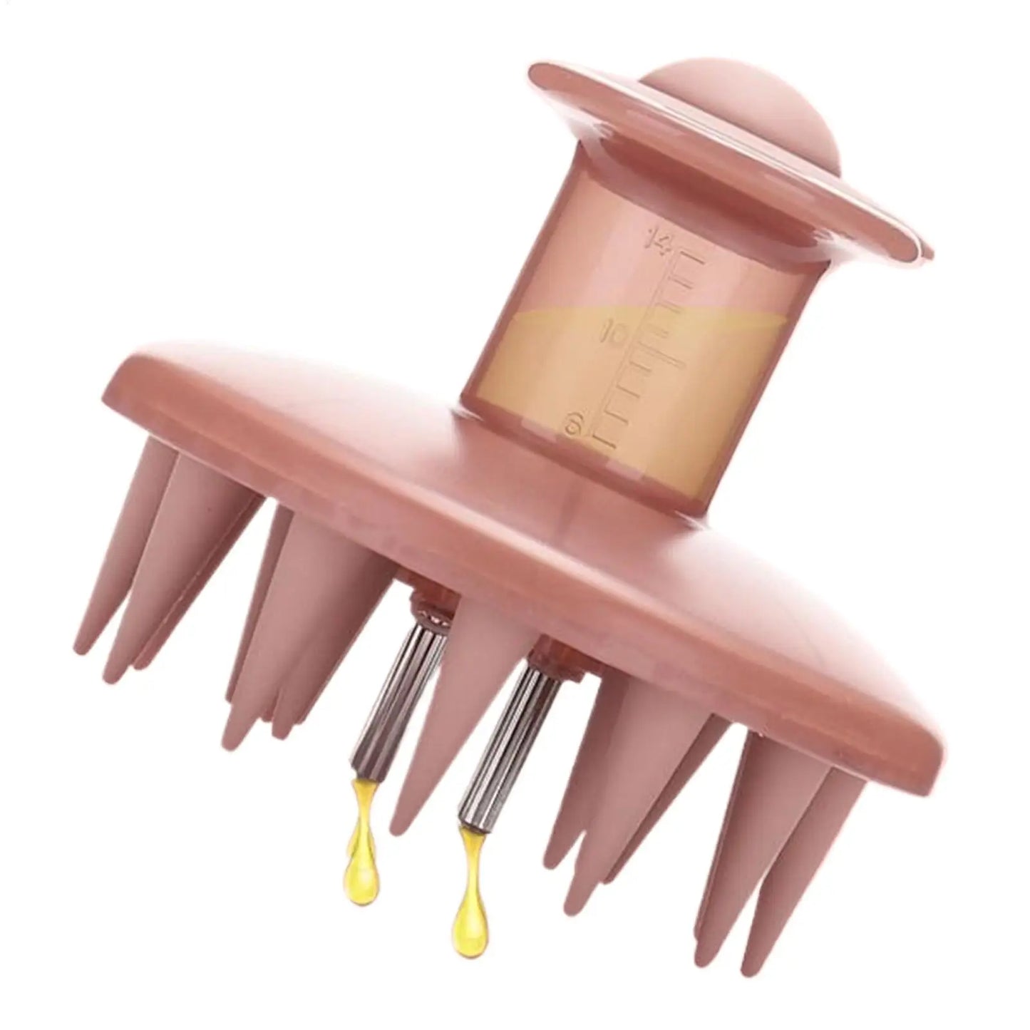 Silicone Scalp Massager & Hair Oil Applicator Comb