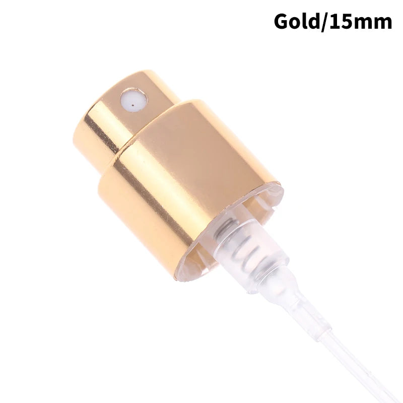 1pc 15mm 20mm Bottle Cap Fine Mist Sprayer Bottle Sprayer Used For 15mm Bayonet Type Aluminum Perfume Bottle Matching Nozzle Peaceful Pleasures Health and Wellness Gold 15mm