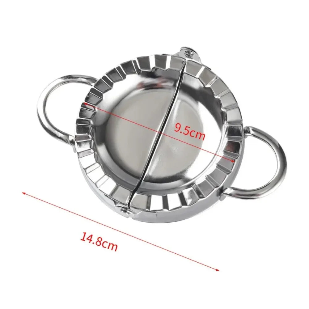 Stainless Steel Dumpling Maker Dumpling Skin Mold Ravioli Maker Press Pie Making Press Wrapper Pastry Maker Kitchen Accessories Peaceful Pleasures Health and Wellness Large