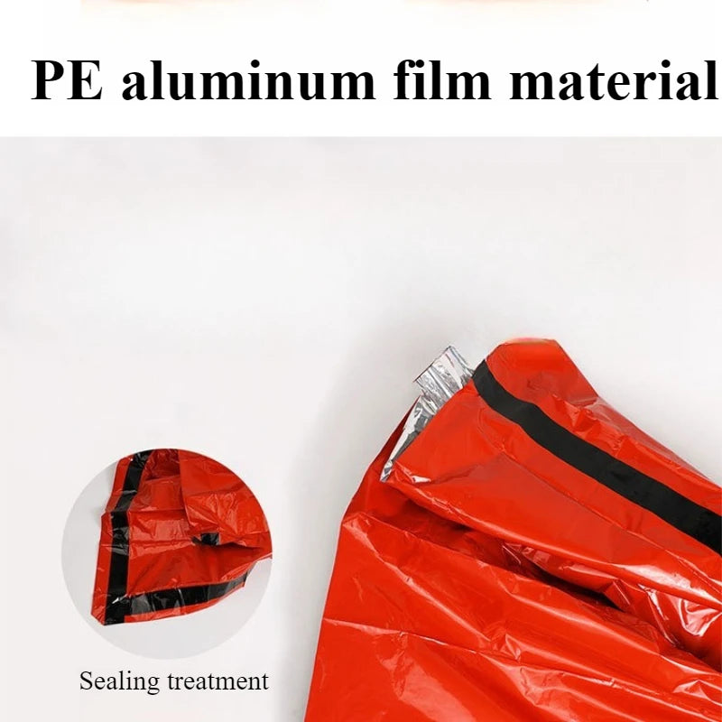 Emergency Mylar Survival Sleeping Bag | Thermal EDC Camping Gear Emergency Survival Bag Peaceful Pleasures Health and Wellness