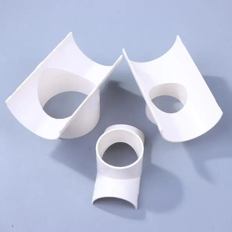 New PVC Open Tee Pipe Joint Repair Patch Drain Pipe Adapter Tube Connectors For Home Outdoor Industrial Plumbing Accessories Peaceful Pleasures Health and Wellness