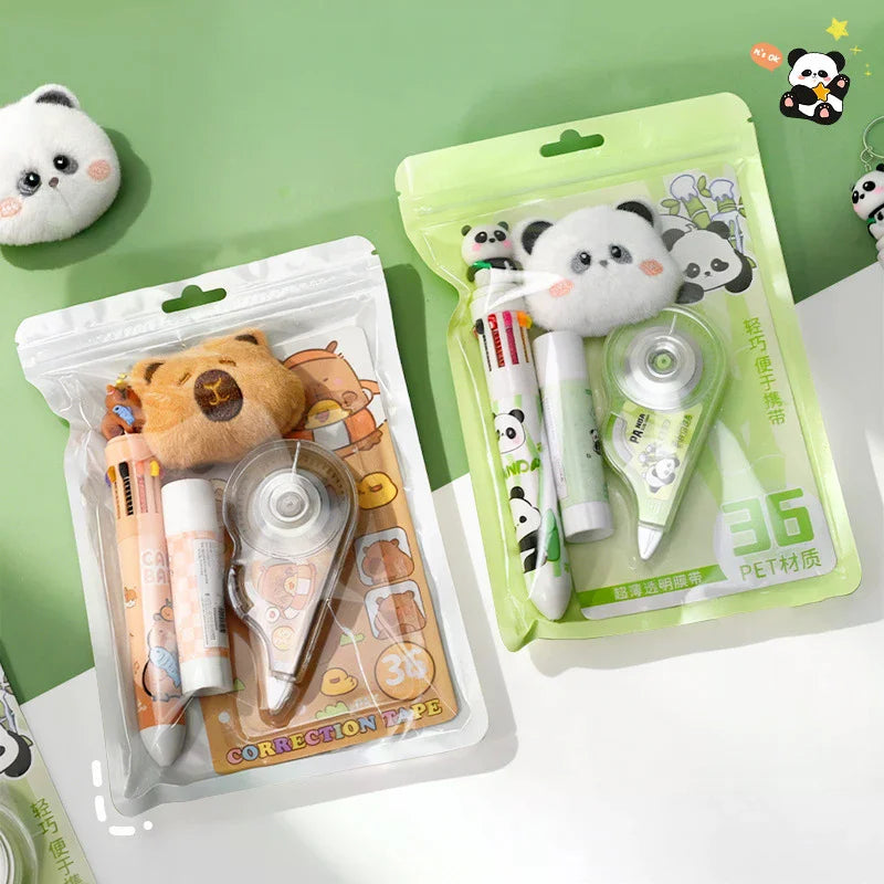 Cute Cartoon Stationery Set – Kids' Classroom Rewards & Prizes