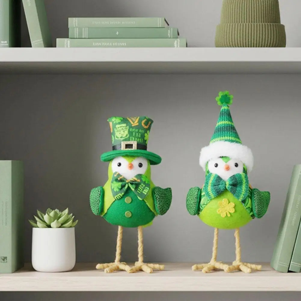 Easter & St. Patrick's Day Bird Gnome Ornaments – Set of 2