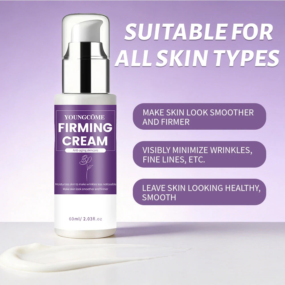 Daily Firming Cream by YOUNGCOME, Hydrating Moisturizer for Smoother, Firmer-Looking Skin, Youth-Enhancing Facial Care 60ml Peaceful Pleasures Health and Wellness