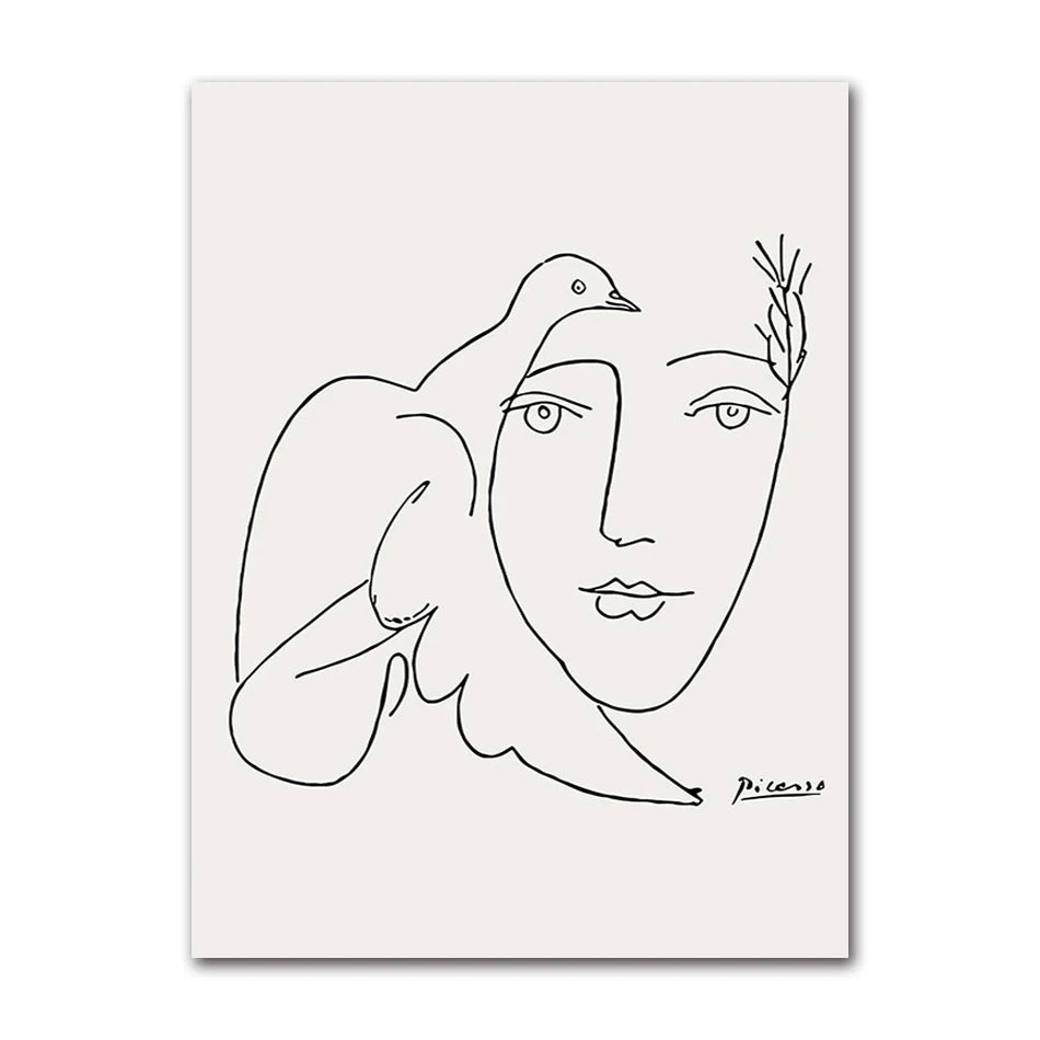 Nordic Black & White 3-Panel Canvas Wall Art | Living Room Print