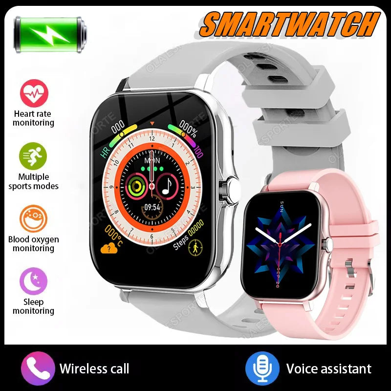 2026 Smart Watch BT Call Message Notification Heart Rate Sleep Health