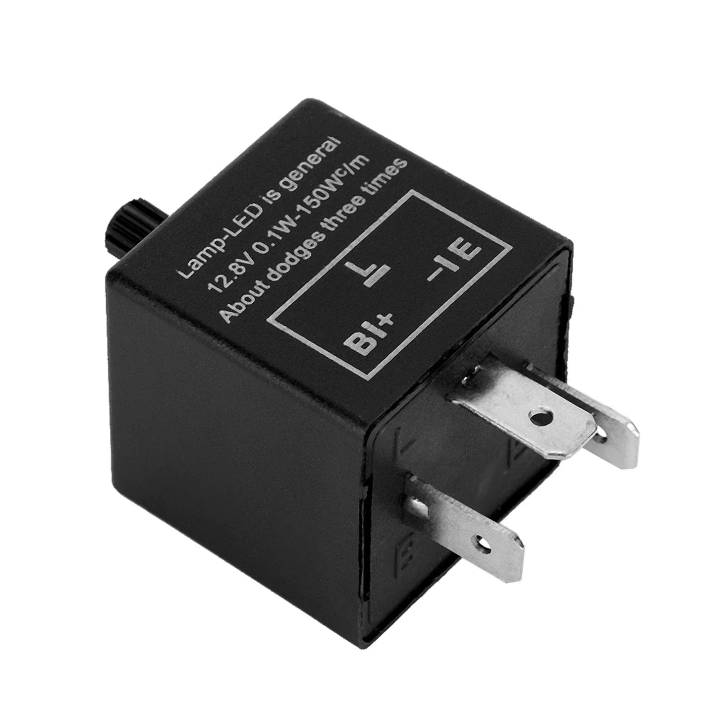 Flasher Blinker Relay Fix 12V 3 Pin Adjustable LED Light Turn Signal
