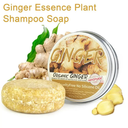 SADOER Ginger & Lavender Shampoo Bar – Soft, Silky Hair Solid Shampoo Bar Oasis Select