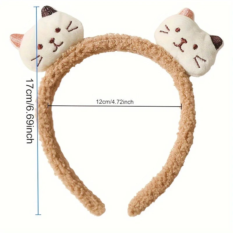 Plush Kitten Headband – Non-Slip Hair Accessory for Women Hair Accessories Peaceful Pleasures Health and Wellness