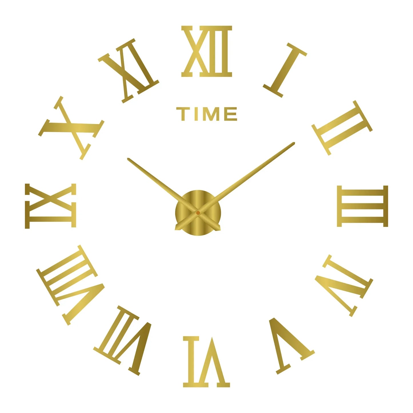 Large 3D Luminous DIY Acrylic Wall Clock – Classic Silent Frameless Design (Multi-Size)