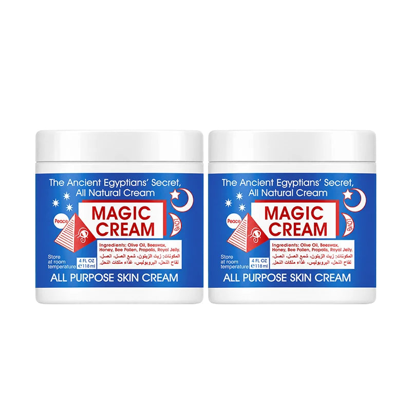 Magic Facial Lifting Cream:Face Moisturizing,Anti Sagging Hydrating & Locks in Moisture & Whitening Formula for All Skin Types Peaceful Pleasures Health and Wellness 2pcs 118ml