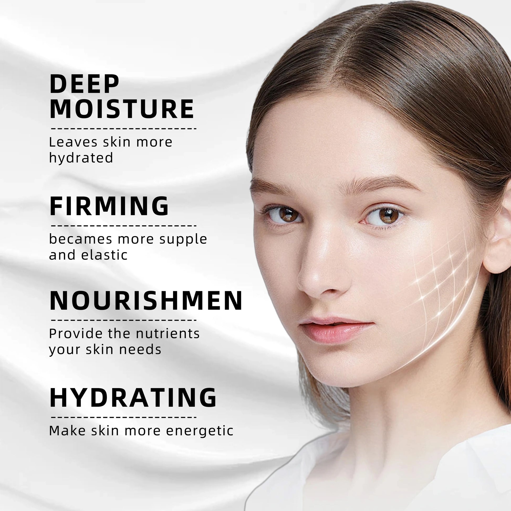 Ottilavie Retinol Collagen Hyaluronic Acid Cream - Moisturize, Lift & Moisturize, All Skin Types, Unisex, Face/Neck/Body, 1.76OZ Peaceful Pleasures Health and Wellness