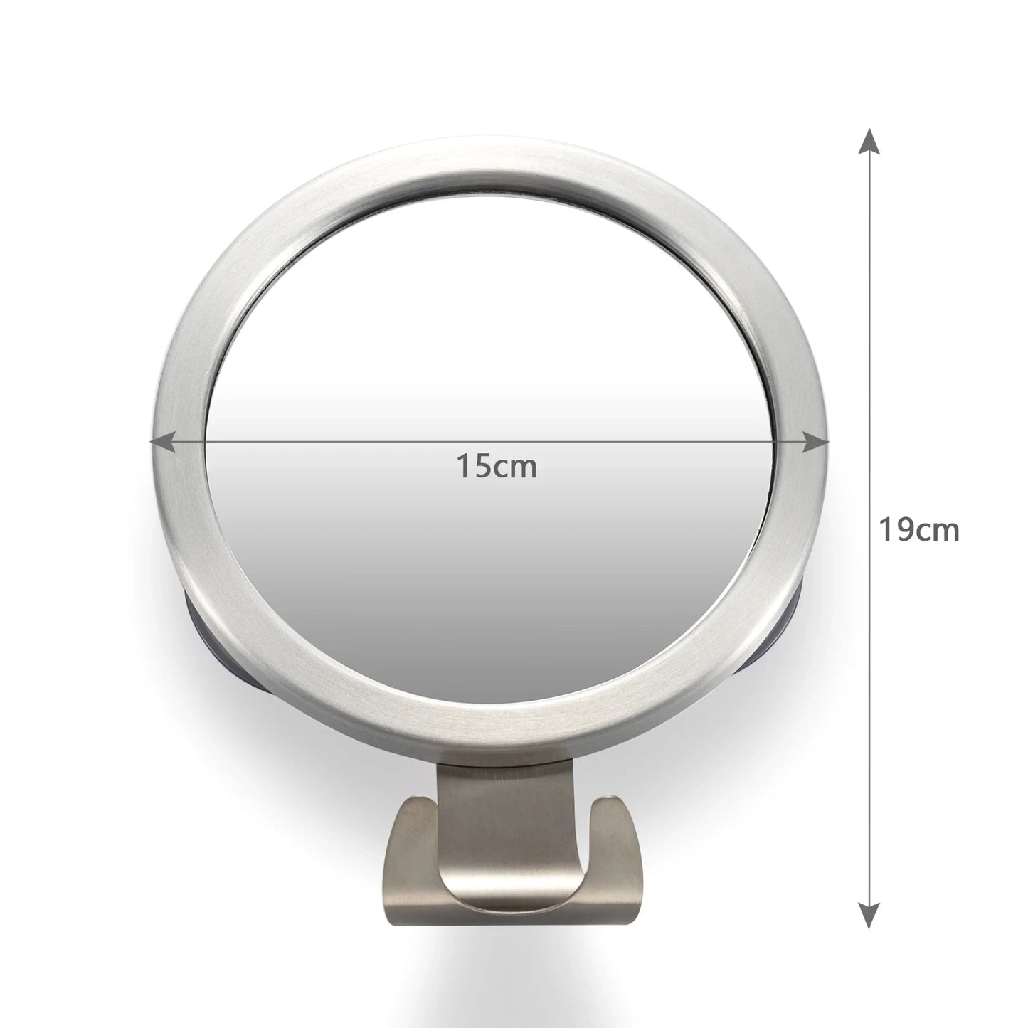 Fogless Shower Mirror – Anti-Fog Suction Cup Shaving Mirror
