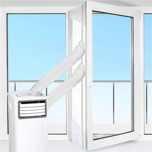 Portable Air Conditioner Window Seal Kit Casement AC Window Vent Seal Kit Insulation Accessories Stop Air Exchange for Home Peaceful Pleasures Health and Wellness