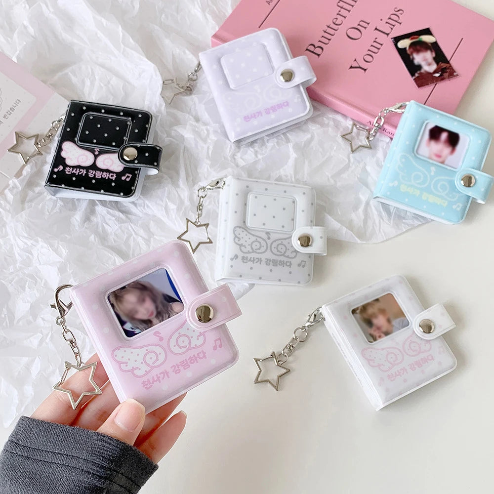 Ins Little Wings Mini Album Student Headstick ID Photo Storage Star