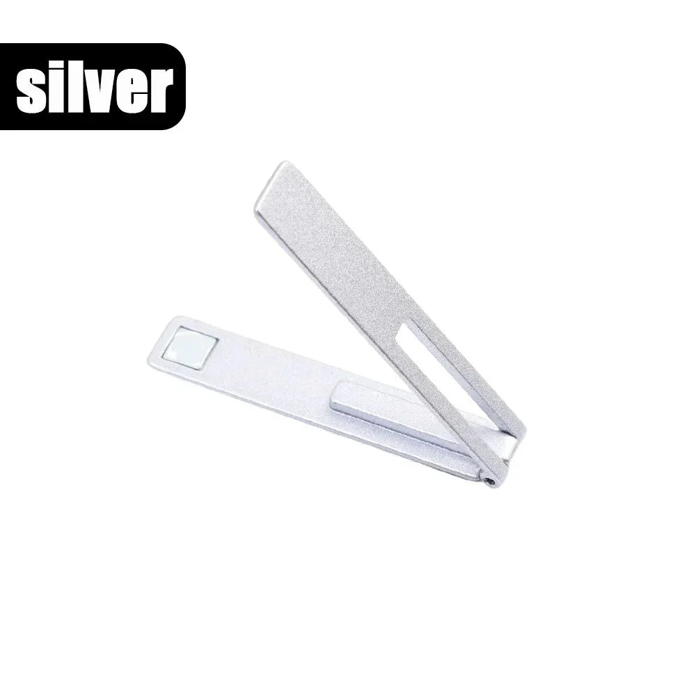 Ultra-Thin Magnetic Kickstand Phone Holder | Metal Alloy Stand