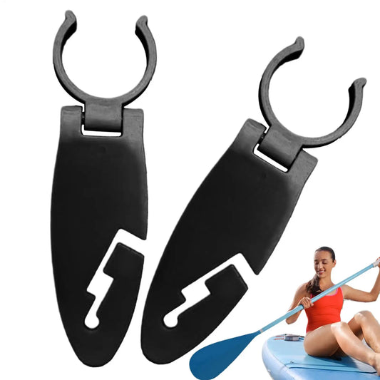Paddle Board Fasten Clips Expandable Snap-Lock Clamps 2pcs Paddleboard Fin Clips Peaceful Pleasures Health and Wellness