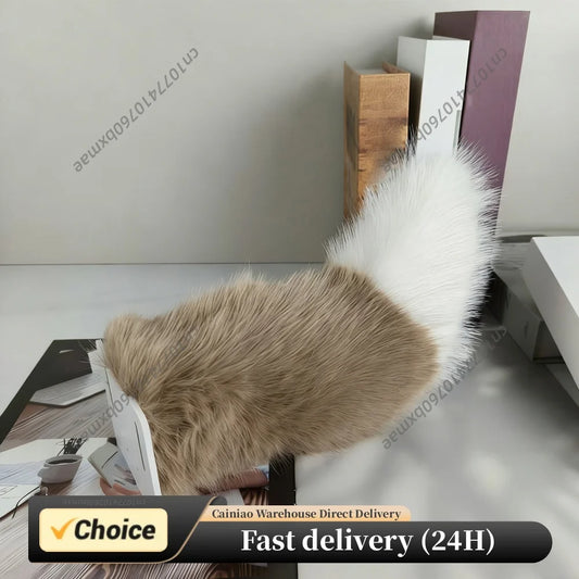 Cute Car Decoration Tails Rechargeable Electric Car Tail with Remote Control for Decor Enthusiasts Anime Cosplayers Holiday Peaceful Pleasures Health and Wellness