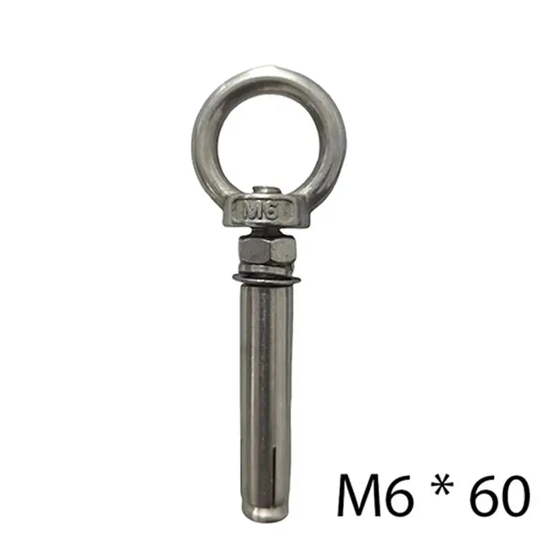 New M6 M8 M10 304 Stainless Steel Expansion Bolt Anti-Loose Sheep Eye Pull Screw Peaceful Pleasures Health and Wellness A1