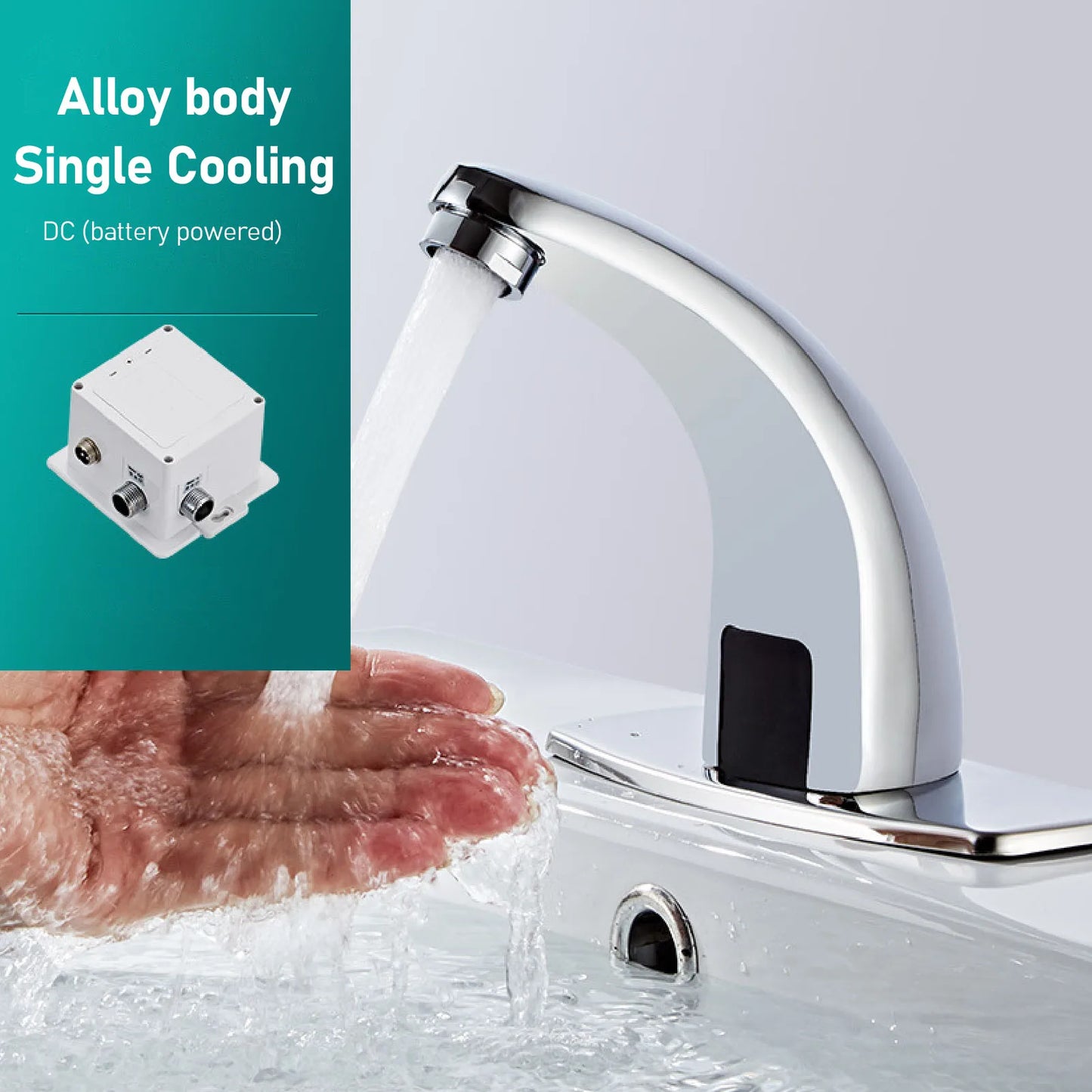 Sensor Faucet Energy Saving Infrared Sensing G1 2 Automatic Bathroom