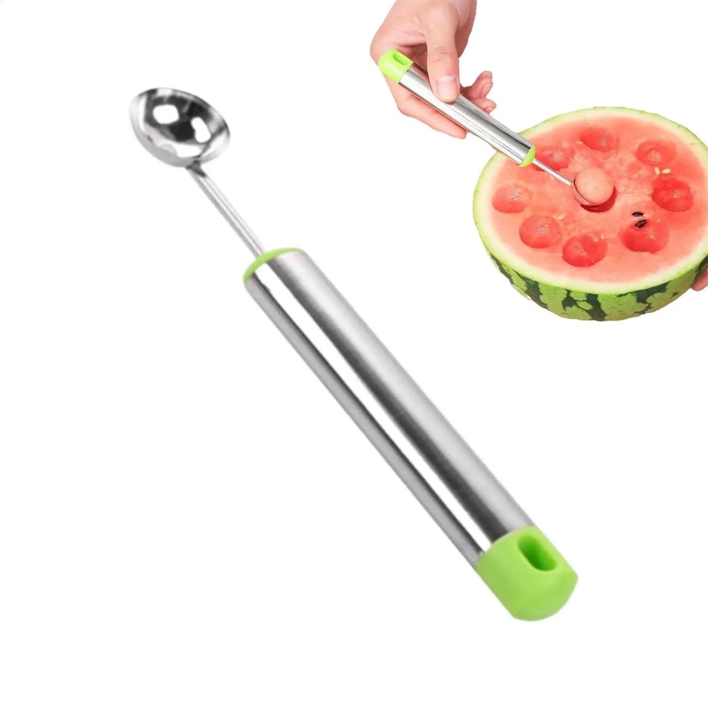 Stainless Steel Watermelon Ball Scoop & Ice Cream Fruit Baller