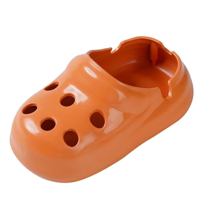 Creative Cave Shoes Ashtray Thickened Desktop Decoration Decor Office Home Living Room Anti Scalding Tea Table Anti Fly Ash A Peaceful Pleasures Health and Wellness
