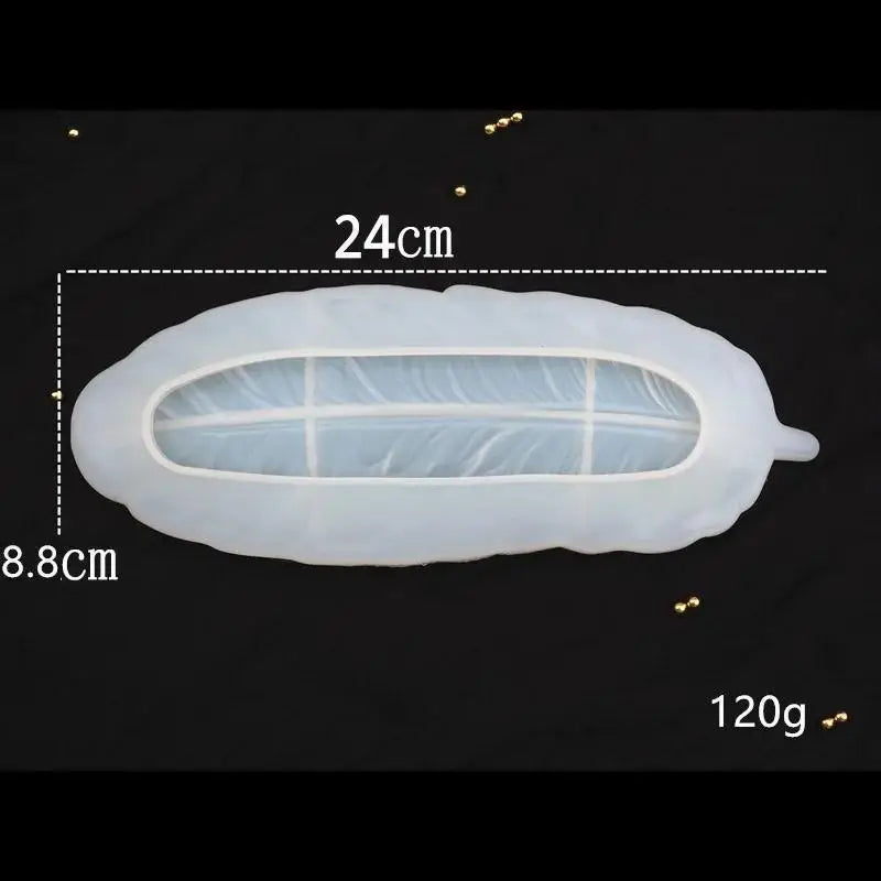 Creative Feather Shape Cake Silicone Mold Clay Mould Kitchen Baking