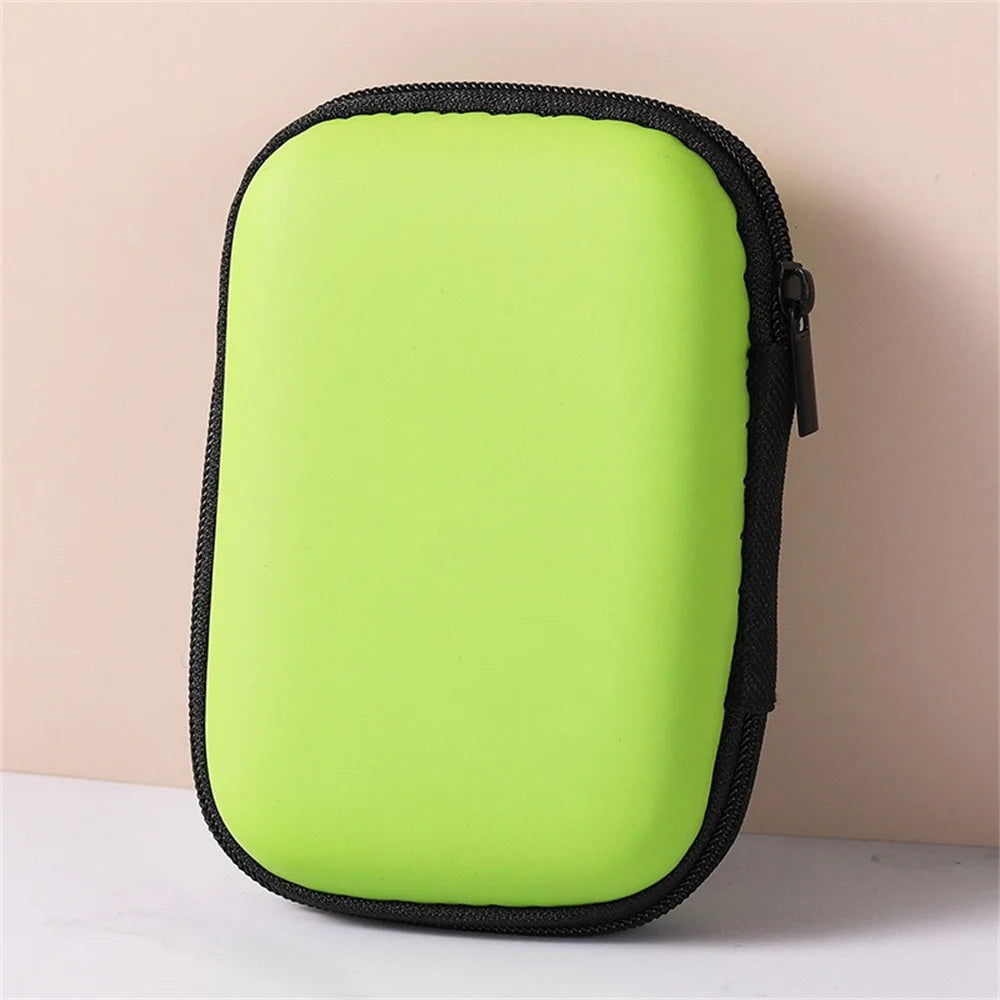 Portable EVA Zipper Bag for Cables, Charger & USB Travel Case