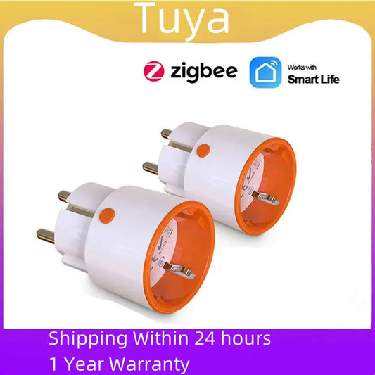 Tuya 16A EU Smart Power Plug Zigbee 3.0 Outlet Child Lock Smart Socket Remote Control Work With Alexa Google Home Peaceful Pleasures Health and Wellness
